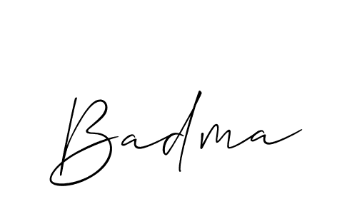 It looks lik you need a new signature style for name Badma. Design unique handwritten (Allison_Script) signature with our free signature maker in just a few clicks. Badma signature style 2 images and pictures png