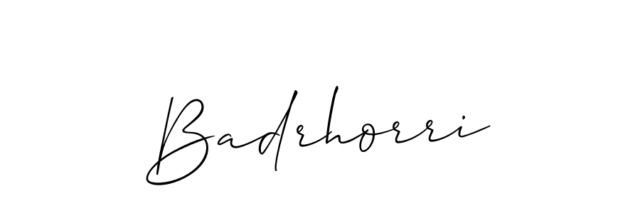 It looks lik you need a new signature style for name Badrhorri. Design unique handwritten (Allison_Script) signature with our free signature maker in just a few clicks. Badrhorri signature style 2 images and pictures png