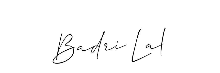 Allison_Script is a professional signature style that is perfect for those who want to add a touch of class to their signature. It is also a great choice for those who want to make their signature more unique. Get Badri Lal name to fancy signature for free. Badri Lal signature style 2 images and pictures png