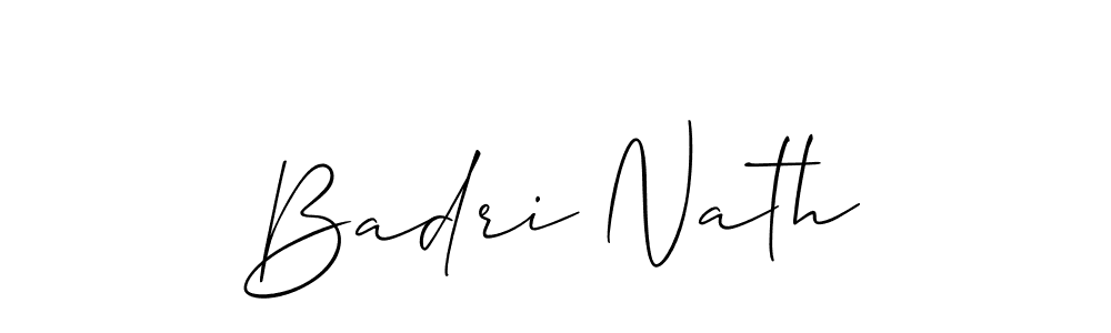 It looks lik you need a new signature style for name Badri Nath. Design unique handwritten (Allison_Script) signature with our free signature maker in just a few clicks. Badri Nath signature style 2 images and pictures png