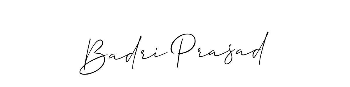 How to make Badri Prasad signature? Allison_Script is a professional autograph style. Create handwritten signature for Badri Prasad name. Badri Prasad signature style 2 images and pictures png