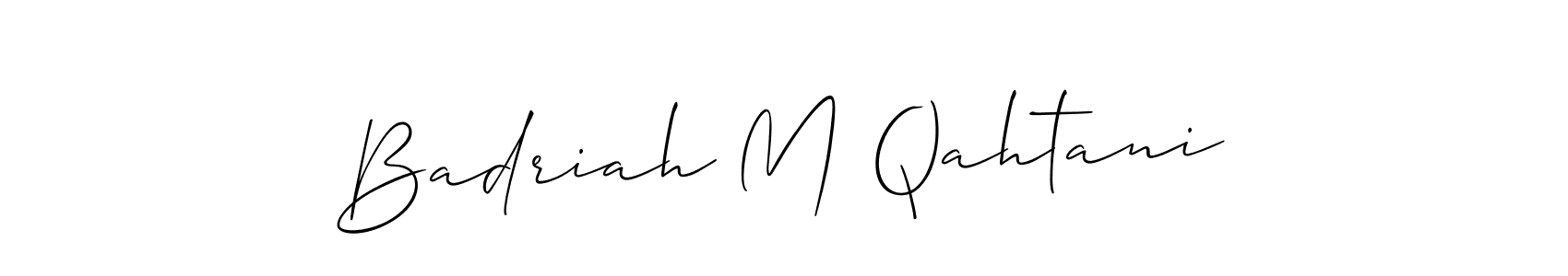 You can use this online signature creator to create a handwritten signature for the name Badriah M Qahtani. This is the best online autograph maker. Badriah M Qahtani signature style 2 images and pictures png