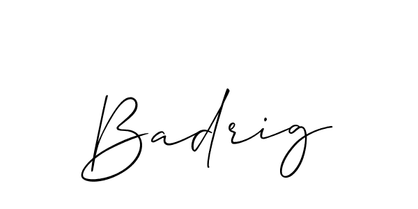 Best and Professional Signature Style for Badrig. Allison_Script Best Signature Style Collection. Badrig signature style 2 images and pictures png