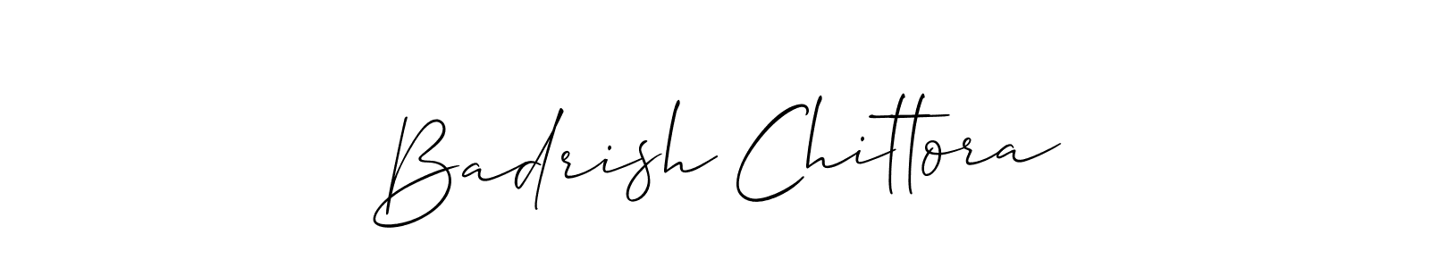 Here are the top 10 professional signature styles for the name Badrish Chittora. These are the best autograph styles you can use for your name. Badrish Chittora signature style 2 images and pictures png