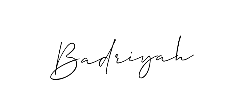 You can use this online signature creator to create a handwritten signature for the name Badriyah. This is the best online autograph maker. Badriyah signature style 2 images and pictures png