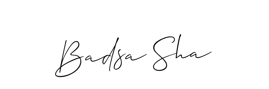 Allison_Script is a professional signature style that is perfect for those who want to add a touch of class to their signature. It is also a great choice for those who want to make their signature more unique. Get Badsa Sha name to fancy signature for free. Badsa Sha signature style 2 images and pictures png