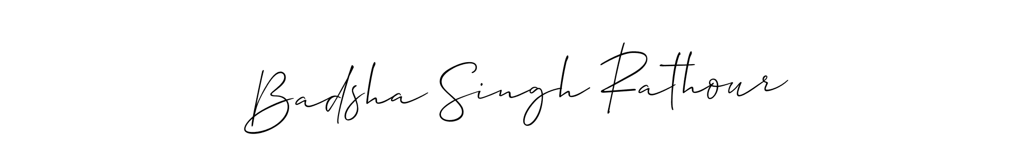 Badsha Singh Rathour stylish signature style. Best Handwritten Sign (Allison_Script) for my name. Handwritten Signature Collection Ideas for my name Badsha Singh Rathour. Badsha Singh Rathour signature style 2 images and pictures png