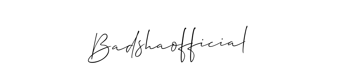 Similarly Allison_Script is the best handwritten signature design. Signature creator online .You can use it as an online autograph creator for name Badshaofficial. Badshaofficial signature style 2 images and pictures png