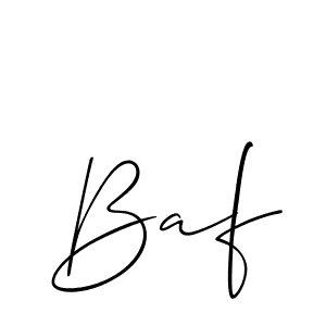 Check out images of Autograph of Baf name. Actor Baf Signature Style. Allison_Script is a professional sign style online. Baf signature style 2 images and pictures png
