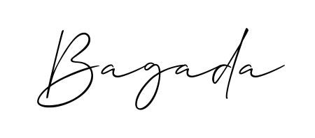 Designed for modern professionals: Bagada name signature crafted with Allison_Script script. Ready for digital PDF workflows. Bagada signature style 2 images and pictures png