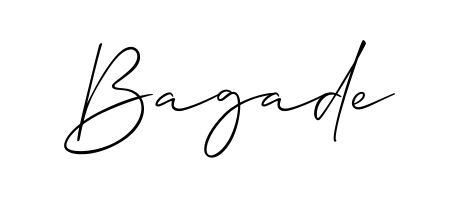The Allison_Script font transforms the name Bagade into an executive sign with sharp precision and distinguished character. Bagade signature style 2 images and pictures png