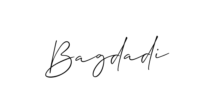 Check out images of Autograph of Bagdadi name. Actor Bagdadi Signature Style. Allison_Script is a professional sign style online. Bagdadi signature style 2 images and pictures png