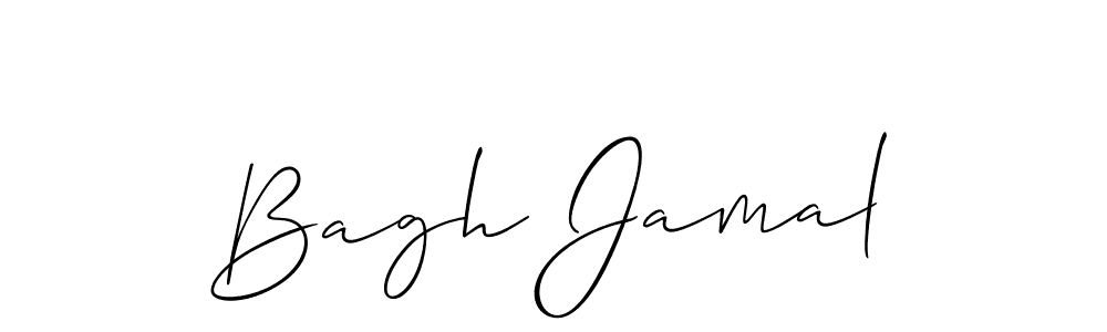 Design your own signature with our free online signature maker. With this signature software, you can create a handwritten (Allison_Script) signature for name Bagh Jamal. Bagh Jamal signature style 2 images and pictures png