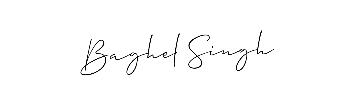 Use a signature maker to create a handwritten signature online. With this signature software, you can design (Allison_Script) your own signature for name Baghel Singh. Baghel Singh signature style 2 images and pictures png