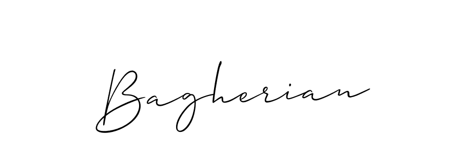 Once you've used our free online signature maker to create your best signature Allison_Script style, it's time to enjoy all of the benefits that Bagherian name signing documents. Bagherian signature style 2 images and pictures png