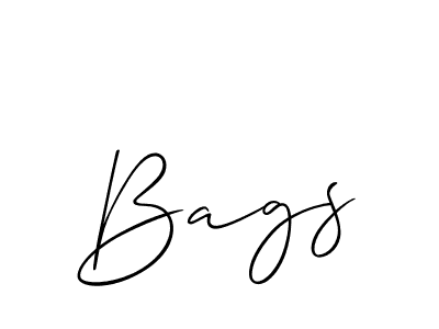 How to Draw Bags signature style? Allison_Script is a latest design signature styles for name Bags. Bags signature style 2 images and pictures png