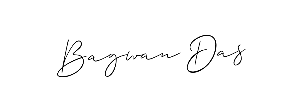 Use a signature maker to create a handwritten signature online. With this signature software, you can design (Allison_Script) your own signature for name Bagwan Das. Bagwan Das signature style 2 images and pictures png