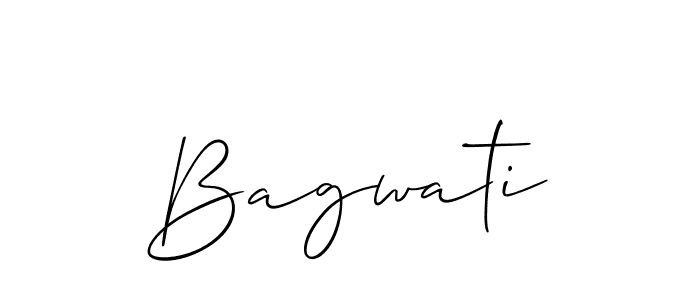 Best and Professional Signature Style for Bagwati. Allison_Script Best Signature Style Collection. Bagwati signature style 2 images and pictures png