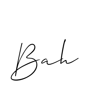 Check out images of Autograph of Bah name. Actor Bah Signature Style. Allison_Script is a professional sign style online. Bah signature style 2 images and pictures png