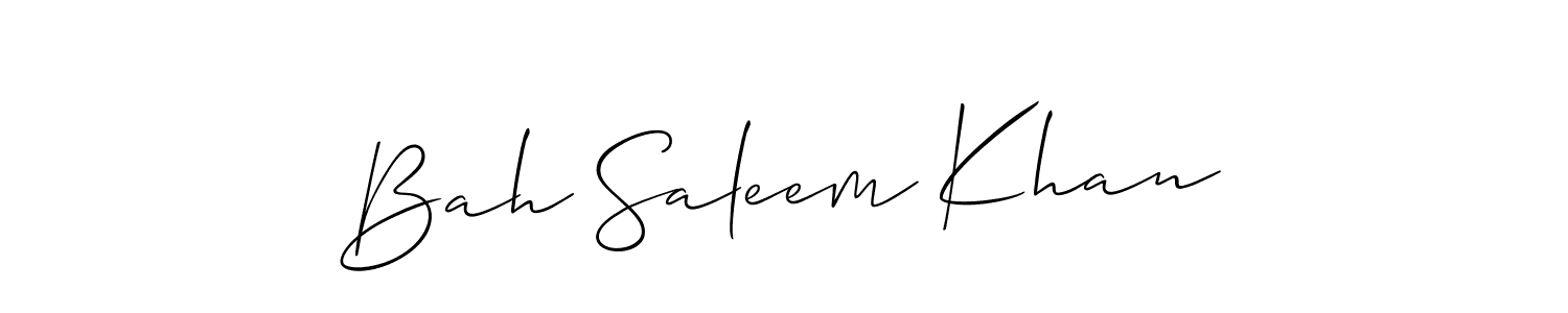 Here are the top 10 professional signature styles for the name Bah Saleem Khan. These are the best autograph styles you can use for your name. Bah Saleem Khan signature style 2 images and pictures png