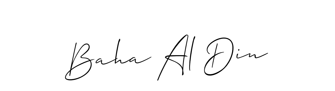 This is the best signature style for the Baha Al Din name. Also you like these signature font (Allison_Script). Mix name signature. Baha Al Din signature style 2 images and pictures png