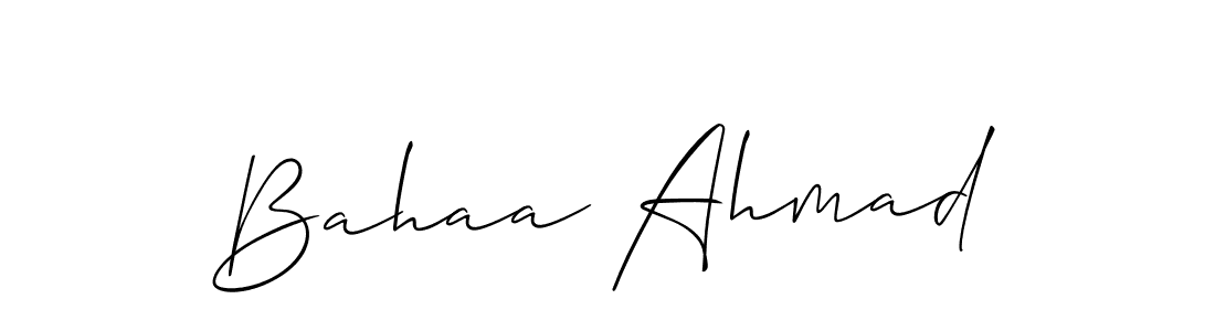 Check out images of Autograph of Bahaa Ahmad name. Actor Bahaa Ahmad Signature Style. Allison_Script is a professional sign style online. Bahaa Ahmad signature style 2 images and pictures png