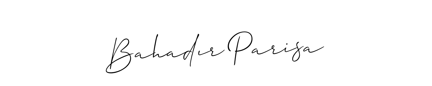 Here are the top 10 professional signature styles for the name Bahadır Parisa. These are the best autograph styles you can use for your name. Bahadır Parisa signature style 2 images and pictures png