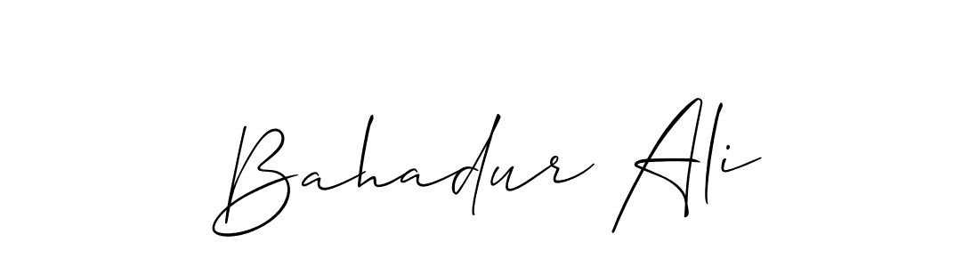 Bahadur Ali stylish signature style. Best Handwritten Sign (Allison_Script) for my name. Handwritten Signature Collection Ideas for my name Bahadur Ali. Bahadur Ali signature style 2 images and pictures png