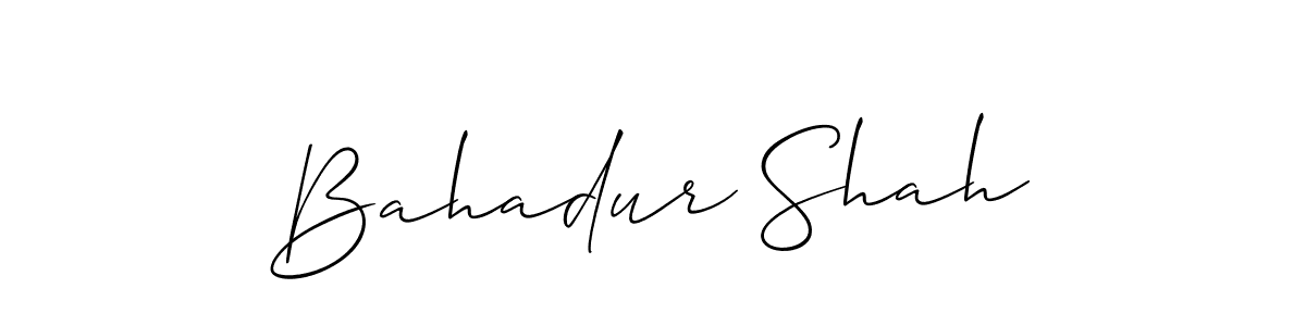 Best and Professional Signature Style for Bahadur Shah. Allison_Script Best Signature Style Collection. Bahadur Shah signature style 2 images and pictures png