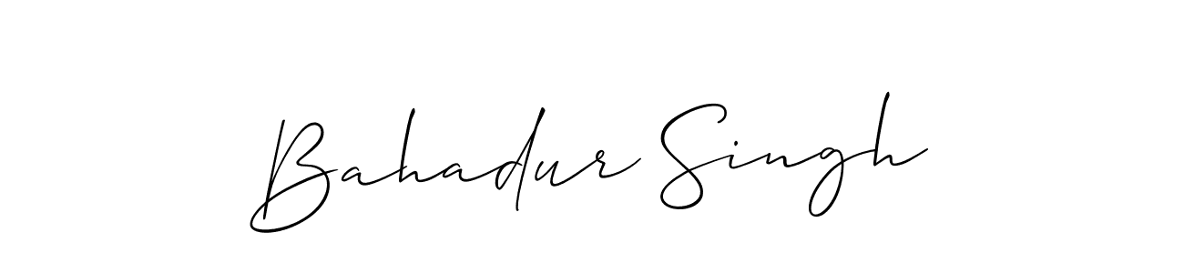 How to Draw Bahadur Singh signature style? Allison_Script is a latest design signature styles for name Bahadur Singh. Bahadur Singh signature style 2 images and pictures png