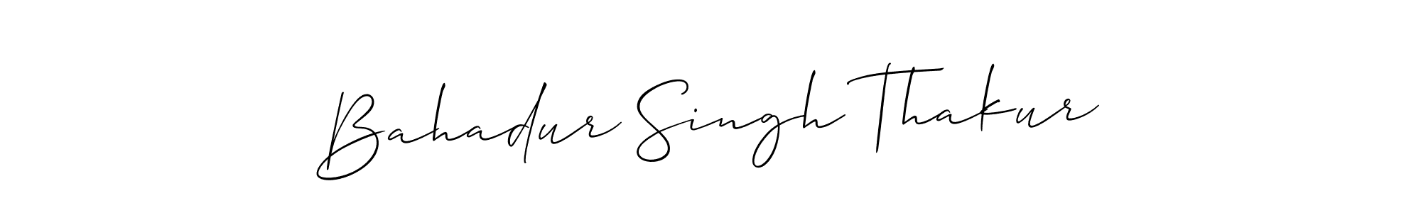 Create a beautiful signature design for name Bahadur Singh Thakur. With this signature (Allison_Script) fonts, you can make a handwritten signature for free. Bahadur Singh Thakur signature style 2 images and pictures png