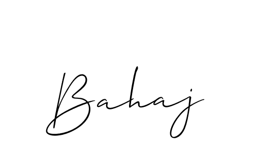 Make a beautiful signature design for name Bahaj. Use this online signature maker to create a handwritten signature for free. Bahaj signature style 2 images and pictures png