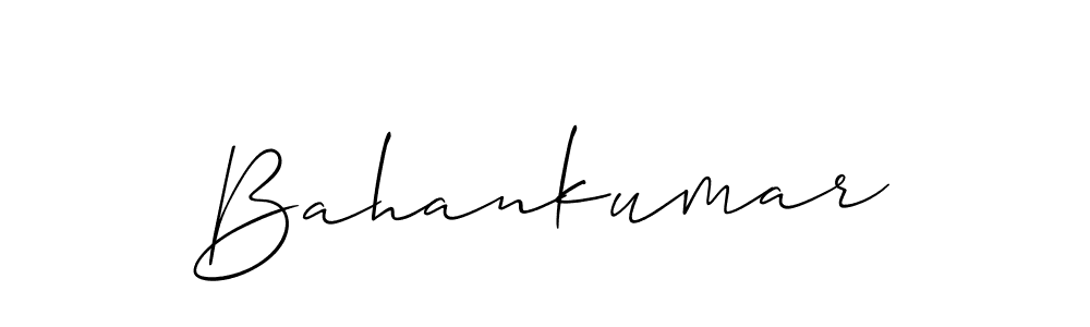 Similarly Allison_Script is the best handwritten signature design. Signature creator online .You can use it as an online autograph creator for name Bahankumar. Bahankumar signature style 2 images and pictures png