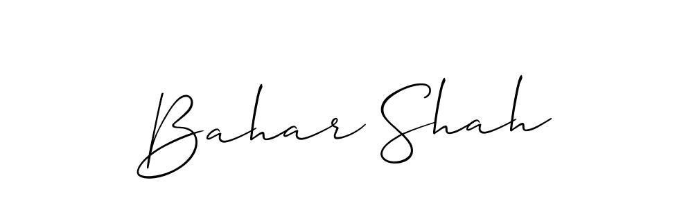 Once you've used our free online signature maker to create your best signature Allison_Script style, it's time to enjoy all of the benefits that Bahar Shah name signing documents. Bahar Shah signature style 2 images and pictures png