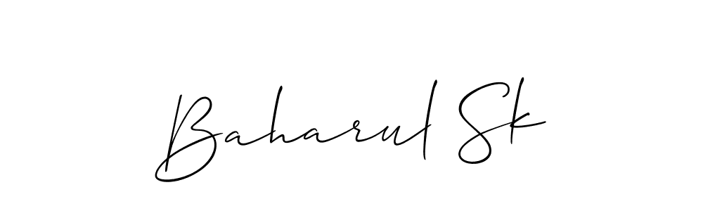 This is the best signature style for the Baharul Sk name. Also you like these signature font (Allison_Script). Mix name signature. Baharul Sk signature style 2 images and pictures png