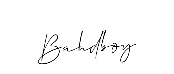 Best and Professional Signature Style for Bahdboy. Allison_Script Best Signature Style Collection. Bahdboy signature style 2 images and pictures png