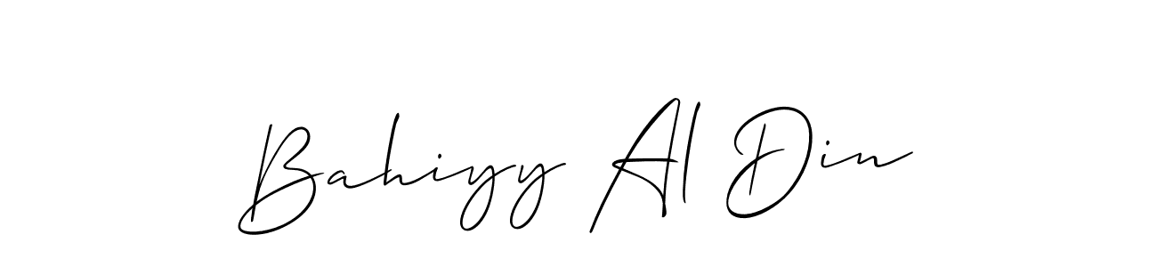 You can use this online signature creator to create a handwritten signature for the name Bahiyy Al Din. This is the best online autograph maker. Bahiyy Al Din signature style 2 images and pictures png