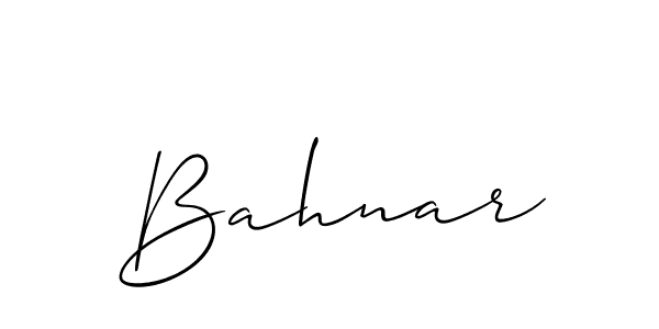 if you are searching for the best signature style for your name Bahnar. so please give up your signature search. here we have designed multiple signature styles  using Allison_Script. Bahnar signature style 2 images and pictures png