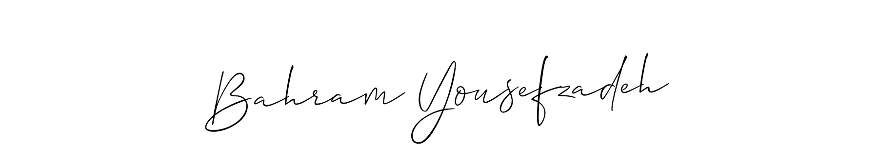 You can use this online signature creator to create a handwritten signature for the name Bahram Yousefzadeh. This is the best online autograph maker. Bahram Yousefzadeh signature style 2 images and pictures png