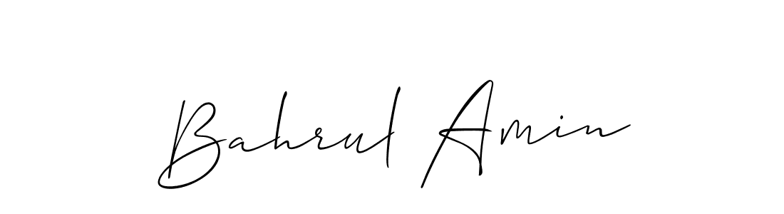 Best and Professional Signature Style for Bahrul Amin. Allison_Script Best Signature Style Collection. Bahrul Amin signature style 2 images and pictures png