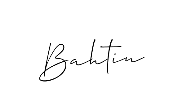 Also we have Bahtin name is the best signature style. Create professional handwritten signature collection using Allison_Script autograph style. Bahtin signature style 2 images and pictures png