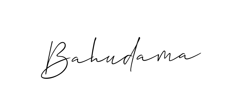 Best and Professional Signature Style for Bahudama. Allison_Script Best Signature Style Collection. Bahudama signature style 2 images and pictures png