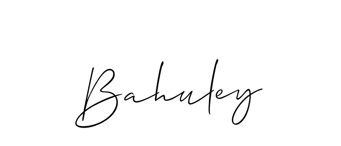 Make a beautiful signature design for name Bahuley. Use this online signature maker to create a handwritten signature for free. Bahuley signature style 2 images and pictures png