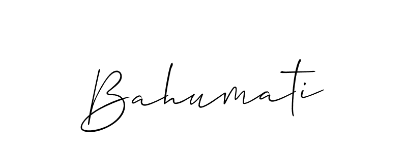 You should practise on your own different ways (Allison_Script) to write your name (Bahumati) in signature. don't let someone else do it for you. Bahumati signature style 2 images and pictures png