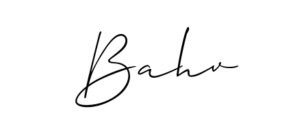 The Allison_Script handwriting style adds charm and authenticity to name Bahv. A wonderful choice for personal thank-you notes. Bahv signature style 2 images and pictures png