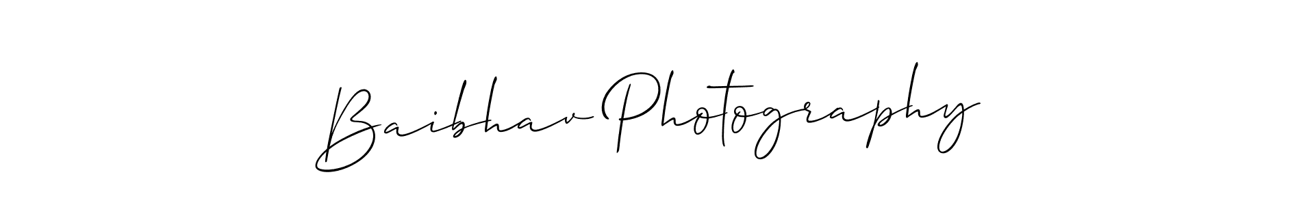 Similarly Allison_Script is the best handwritten signature design. Signature creator online .You can use it as an online autograph creator for name Baibhav Photography. Baibhav Photography signature style 2 images and pictures png