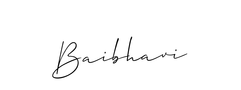 Make a beautiful signature design for name Baibhavi. Use this online signature maker to create a handwritten signature for free. Baibhavi signature style 2 images and pictures png