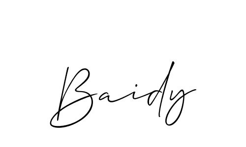You can use this online signature creator to create a handwritten signature for the name Baidy. This is the best online autograph maker. Baidy signature style 2 images and pictures png