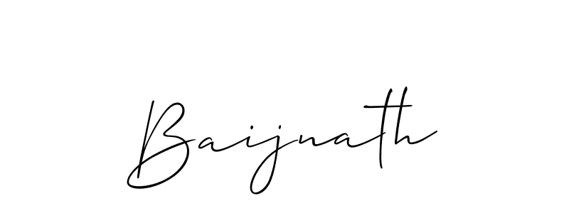 Make a beautiful signature design for name Baijnath. With this signature (Allison_Script) style, you can create a handwritten signature for free. Baijnath signature style 2 images and pictures png