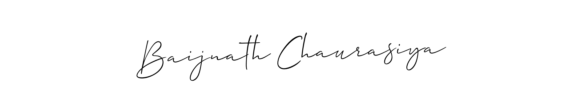 It looks lik you need a new signature style for name Baijnath Chaurasiya. Design unique handwritten (Allison_Script) signature with our free signature maker in just a few clicks. Baijnath Chaurasiya signature style 2 images and pictures png